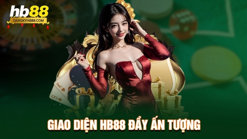 Giao diện trang chủ HB88 đầy ấn tượng